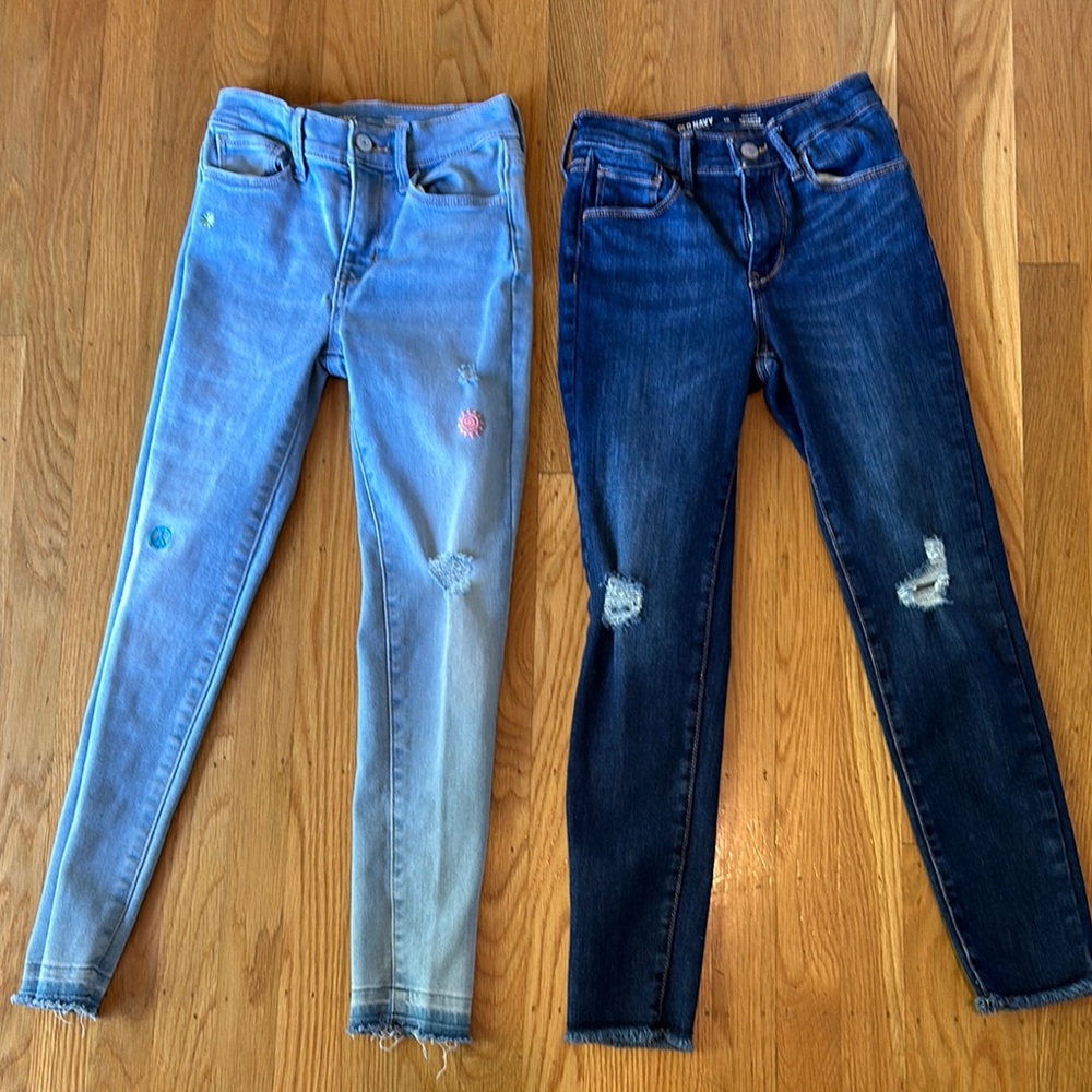Old Navy Blue Skinny Jeans Classic Style
